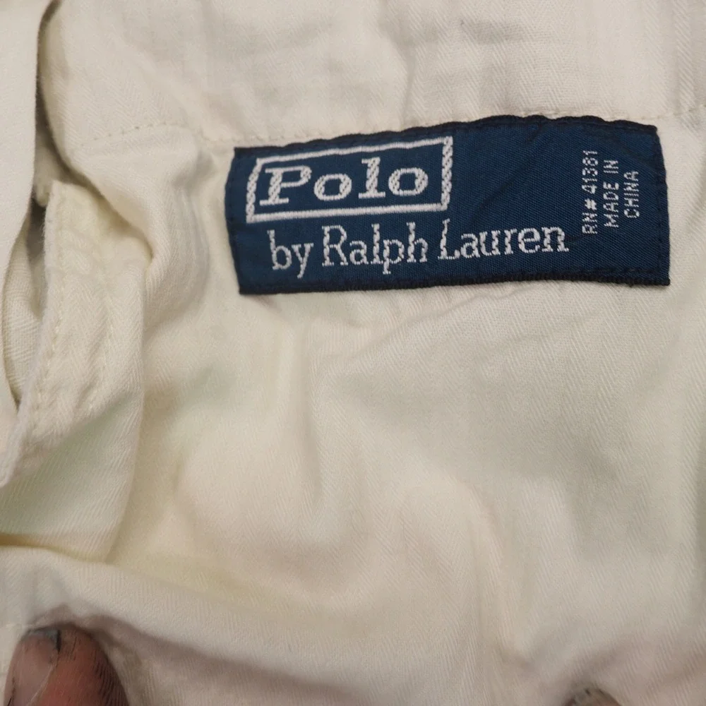 Polo Ralph Lauren Pants Mens 42x30 Chino Tan Preppy Coastal